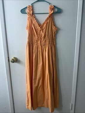 Old Navy Peach Ruffle-Strap Maxi Dress